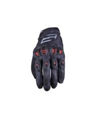 Five Gloves Guanti Stunt Evo 2 mimetici nero-rosso