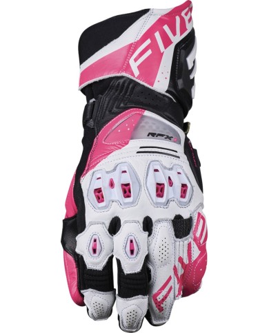 Five Gloves Guanti Woman RFX1 Evo bianco-rosa