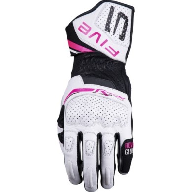 Five Gloves Guanti Woman RFX Sport Evo bianco-nero-rosa fluo