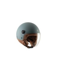 Tucano Urbano casque de jet El`Jettin 6.0 mat petrol blu