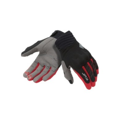 T. UR Guanti G-Six nero-rosso