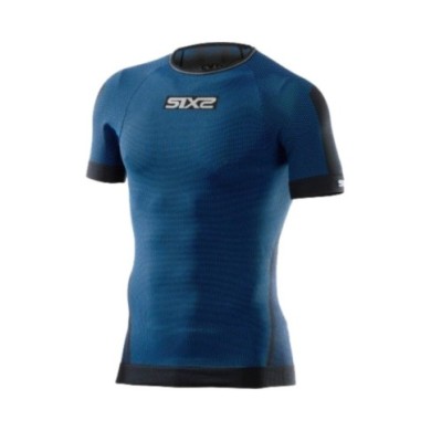 SIXS Funktions T-Shirt TS1 Uni schwarz-petrol XS