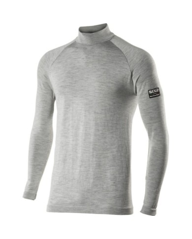 SIXS Funktions T-Shirt TS3 Merino grau S