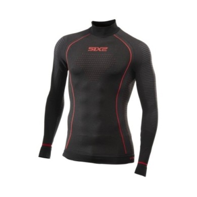 SIXS Funktionsshirt-langarm Blazefit TS3W schwarz-rot XS