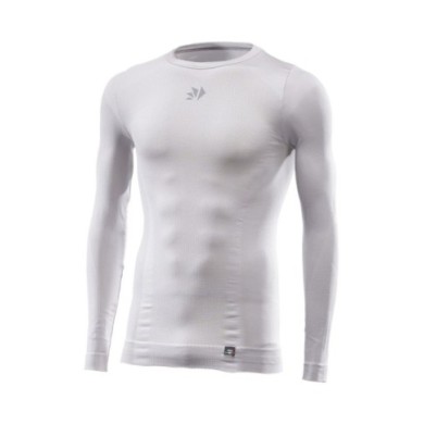 SIXS T-shirt fonctionnel à manches longues TS2 V2 argent- blanc