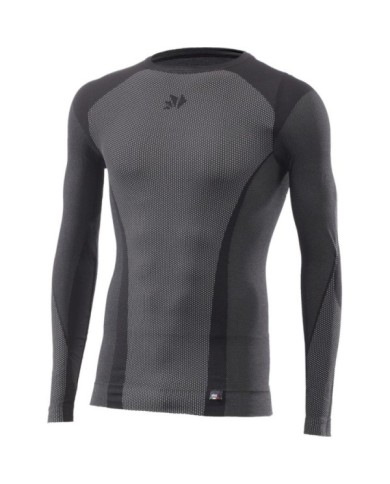 SIXS Langarm Funktions Shirt TS2 V2 schwarz-carbon XS