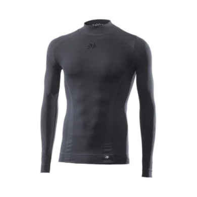 SIXS Langarm Funktions Shirt TS3 V2 dunkelgrau- schwarz XS