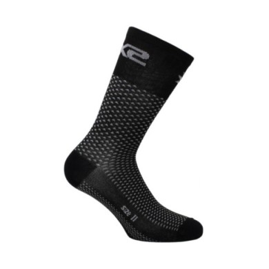SIXS Kurze Socken SHORT LOGO carbon schwarz