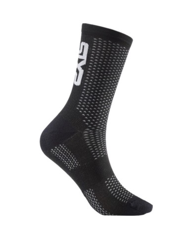 SIXS Calzini corti Short Logo V2 nero carbonio 44