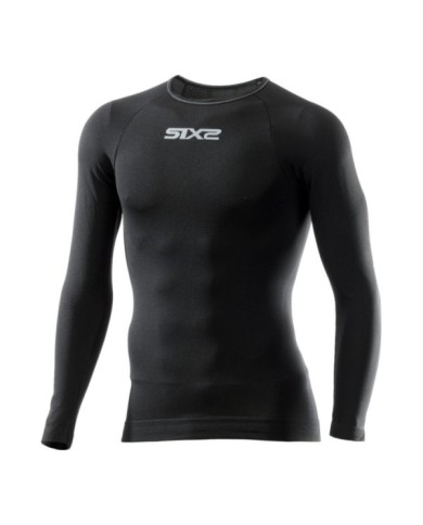 SIXS Langarm Funktionsshirt TS2 All Black XS