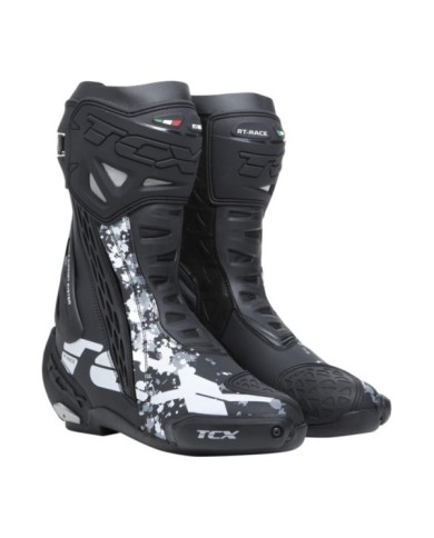 TCX Stiefel RT-Race schwarz-weiss-grau