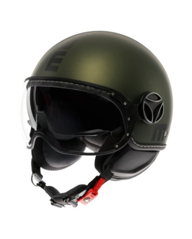 MOMODESIGN Casco jet FGTR Evo Matt verde-nero