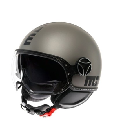 MOMODESIGN Casco jet FGTR Evo Matt grigio-nero