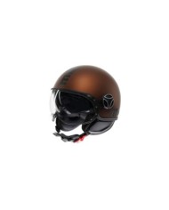 MOMODESIGN Casco jet FGTR Evo Matt arancione-nero