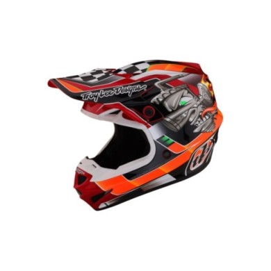 Troy Lee Designs SE4 Polyacrylite Helmet - Carb schwarz