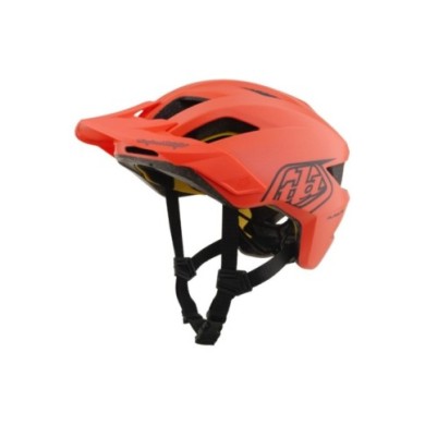 Troy Lee Designs Youth Flowline Helmet W Mips - Point red-dark gray
