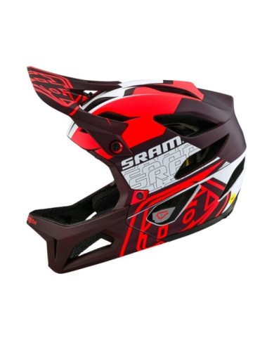 Troy Lee Designs Casco STAGE - SRAM VECTOR rot XS