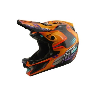 Troy Lee Designs D4 Carbon Helmet W Mips - Crest gold