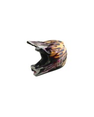 Troy Lee Designs Casco D4 Carbon W Mips - Overspray oro-nero