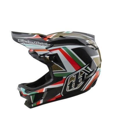 Troy Lee Designs D4 Carbon Helmet W MIPS - Frames schwarz-gold