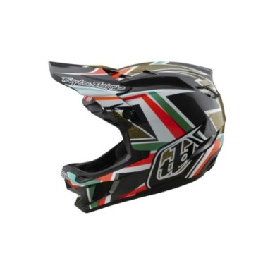Troy Lee Designs Casco D4 Carbon W MIPS - Montatura nero-oro