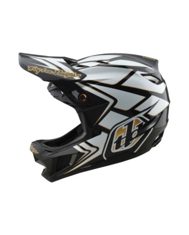 Troy Lee Designs D4 Composite Helmet W MIPS - Ghostwing weiss
