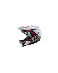 Troy Lee Designs D4 Composite Helmet W MIPS - Frames weiss-silber