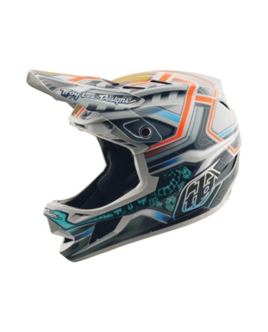 Troy Lee Designs D4 Composite Helmet W MIPS - Lowrider gris