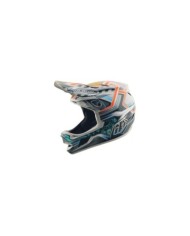 Troy Lee Designs D4 Composite Helmet W MIPS - Lowrider grau