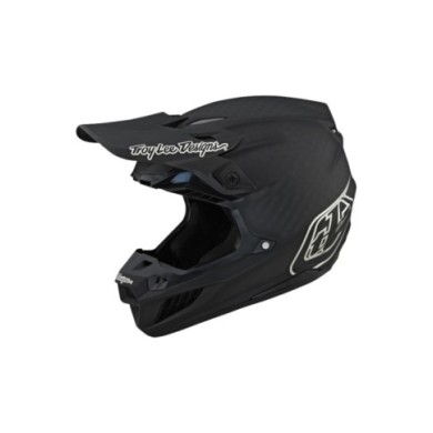 Troy Lee Designs SE5 ECE Carbon Helmet Mips - Stealth schwarz-silber