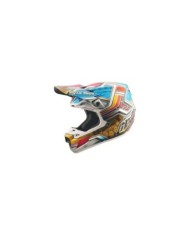 Troy Lee Designs Casco SE5 ECE Carbon - Lowrider argento