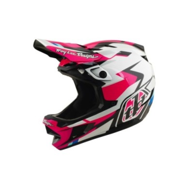 Troy Lee Designs Casco D4 Polyacrylite W Mips - Roamer rosa
