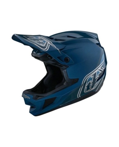 Troy Lee Designs D4 Polyacrylite Helmet - Shadow blau