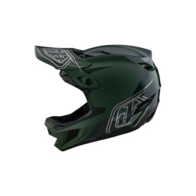 Troy Lee Designs D4 Polyacrylite Helmet - Shadow olive