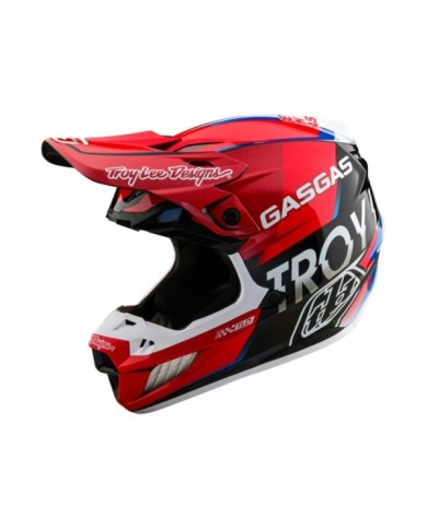 Troy Lee Designs SE5 ECE Composite Helmet - GASGAS Fumes rouge-noir