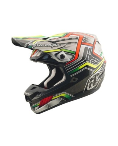 Troy Lee Designs SE5 ECE Composite Helmet - Lowrider gris