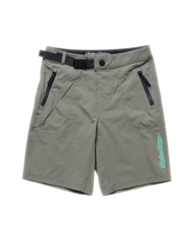 Troy Lee Designs Pantaloncini Youth Skyline Trail Shell - Verde monocromatico