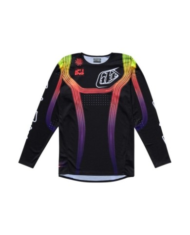 Troy Lee Designs SE PRO Jersey - Stripes noir-rouge-jaune