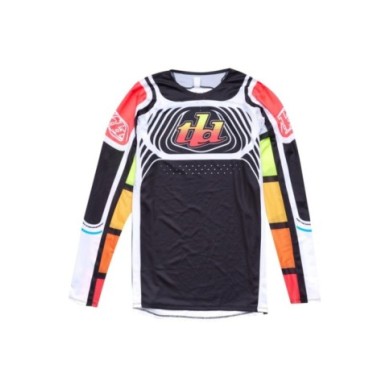 Troy Lee Designs SE PRO Jersey - Wavez noir-rouge-blanc