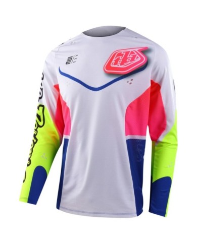 Troy Lee Designs SE PRO Jersey - Radian blanc-rose