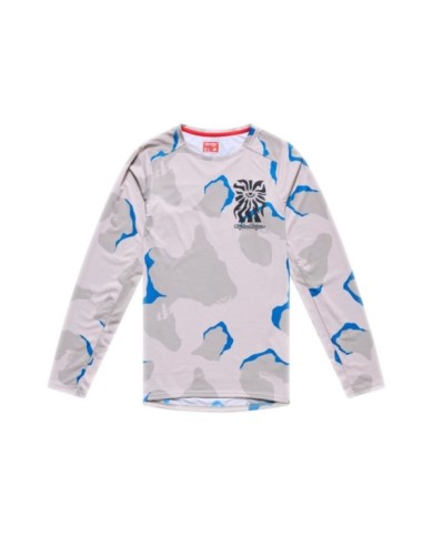 Troy Lee Designs Skyline Pro Langarmtrikot – Mono blau