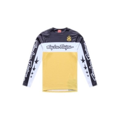 Troy Lee Designs Maglia Sprint Pro - Yo Moto giallo