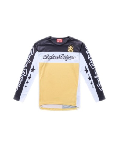 Troy Lee Designs Maglia Youth Sprint Pro - Yo Moto giallo