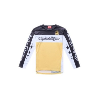 Troy Lee Designs Maglia Youth Sprint Pro - Yo Moto giallo