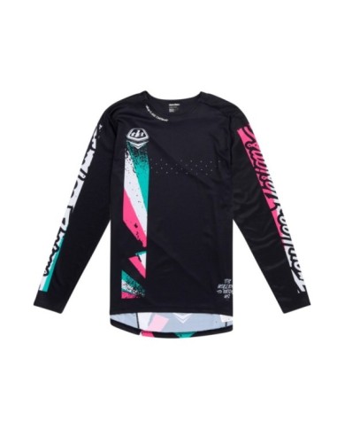 Troy Lee Designs Maglia Sprint - Full Pull nera