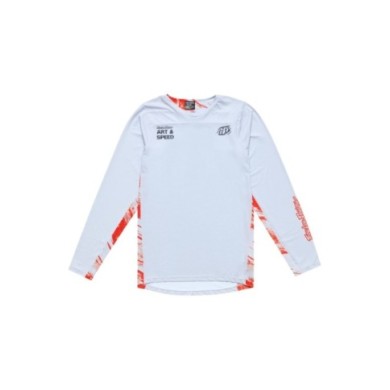 Troy Lee Designs Skyline LS Jersey - Elemental blanc