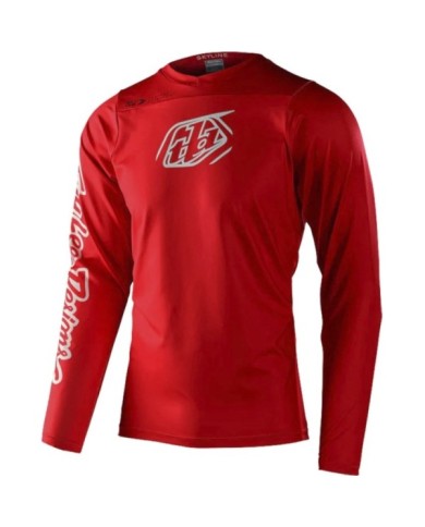 Troy Lee Designs Maglia Skyline LS Chill - Iconic Fiery