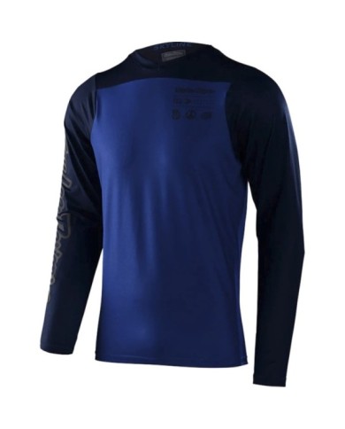 Troy Lee Designs Skyline LS Chill Jersey - Mono True Blue XL True