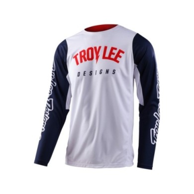 Troy Lee Designs GP PRO Jersey - Boltz bianco-blu navy