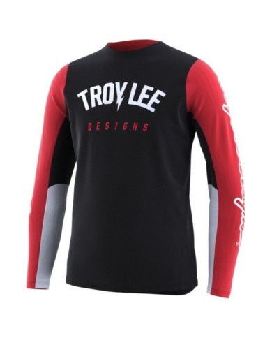 Troy Lee Designs Maglia Youth GP PRO - Boltz nero-rosso